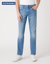 MĘSKIE SPODNIE JEANSOWE WRANGLER GREENSBORO HEMPTOWN W15QC427P 112126865